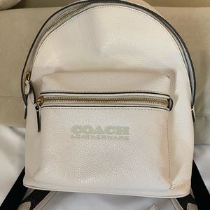 White coach backpack